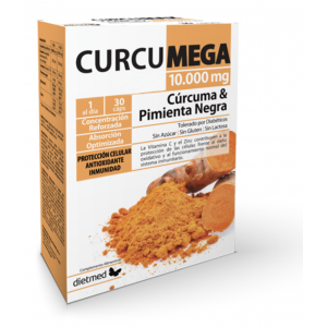 Curcumega Max 10.000 mg 30 cápsulas DietMed