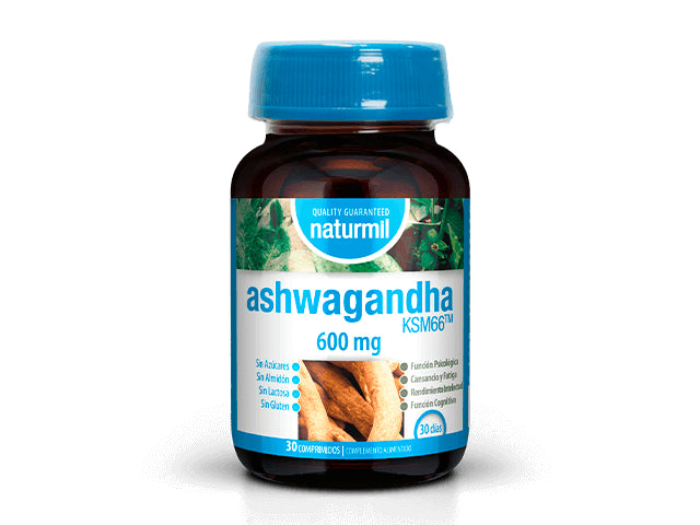 ASHWAGANDHA KSM66 600MG 30 COM. - NATURMIL