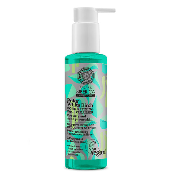 LIMPIADOR FACIAL REFINADOR DE POROS, 145 ml - Bereza - Natura Siberica