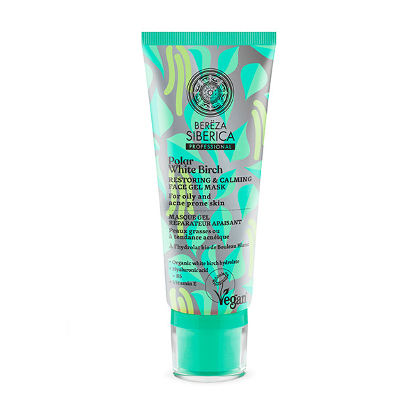 MASCARILLA DE GEL REPADORA Y CALMANTE, 100 ml - Bereza - Natura Siberica