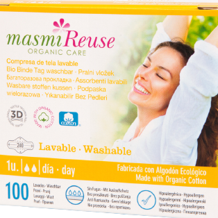 COMPRESA DE TELA LAVABLE CON ALAS DIA - MASMIREUSE