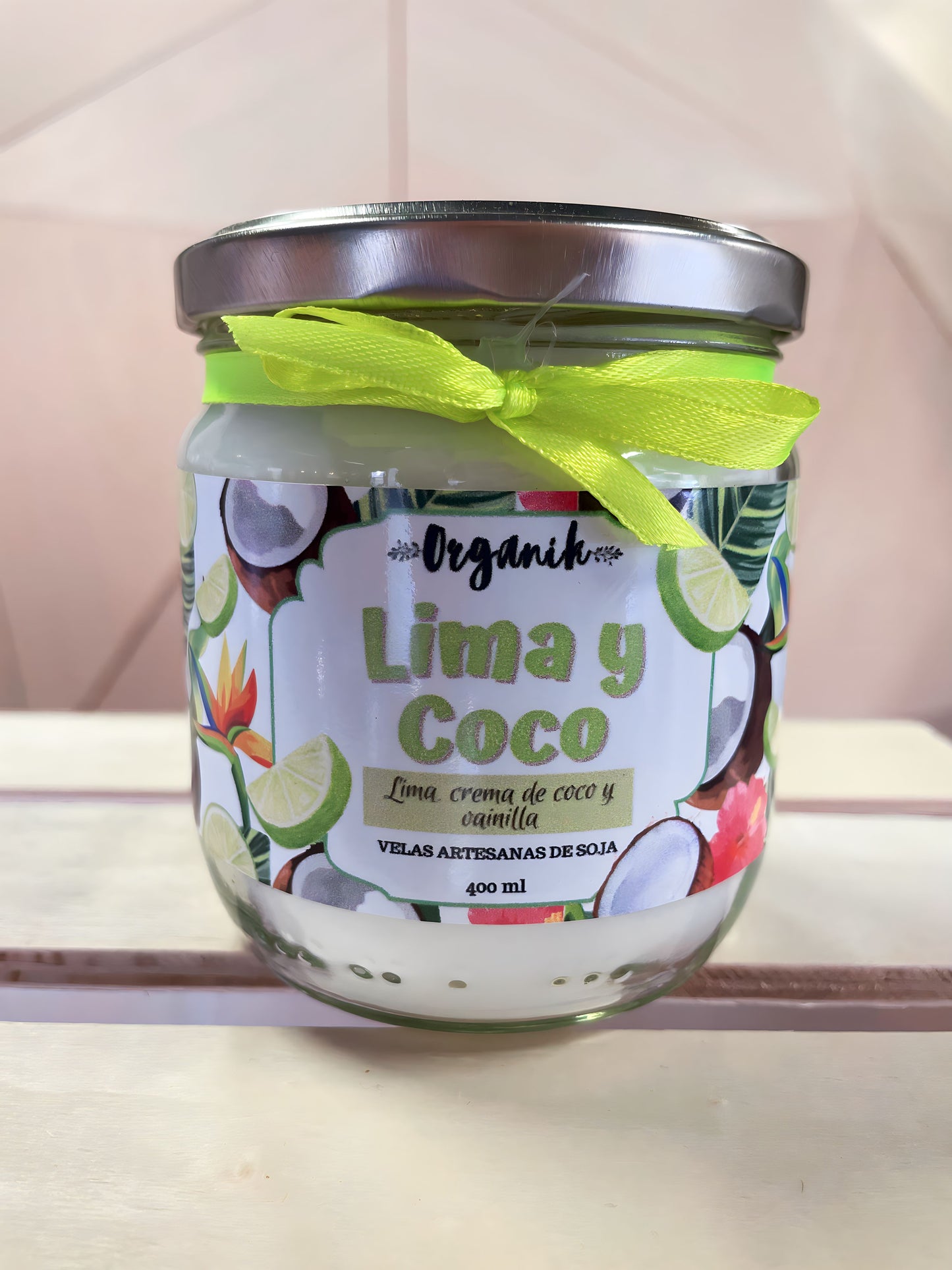 LIMA Y COCO - VELA SOJA - organikvelas