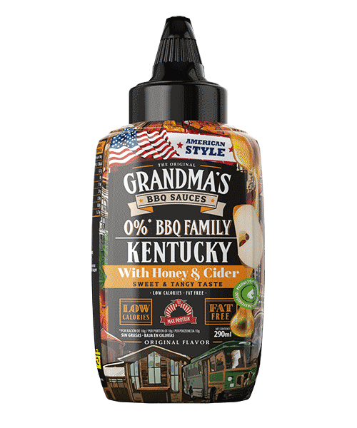 SALSA ESTILO KENTUCKY CON MIEL Y SIDRA 290ml - MAX PROTEIN