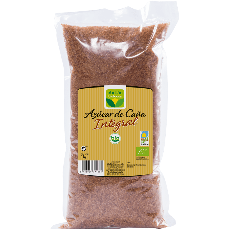 AZÚCAR DE CAÑA INTEGRAL 1Kg- ABELLÁN BIOFOODS