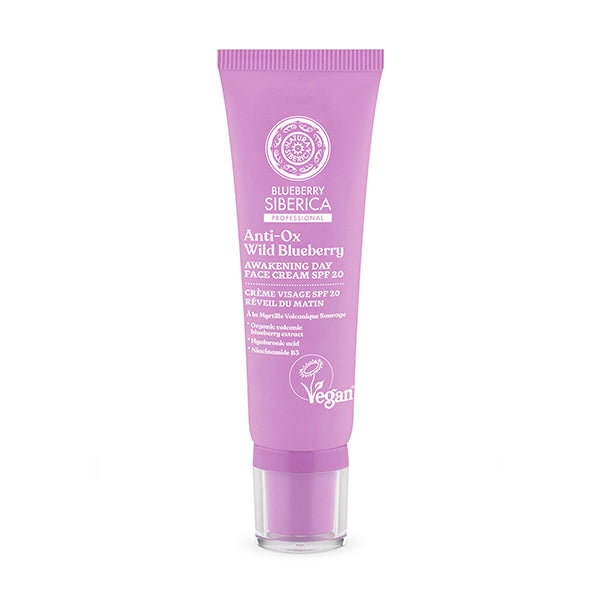 Crema de Día Vigorizante SPF20, Blueberry 50ml - Natura Siberica