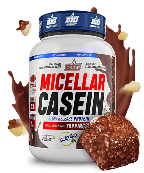 CASEINA MICELLAR CON CACAHUETE CARAMELIZADO CRUJIENTE 1Kg - BIG