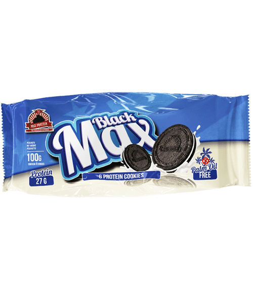 GALLETAS DE CACAO CON RELLENO DE CREMA PROTEICA 100g - MAX PROTEIN