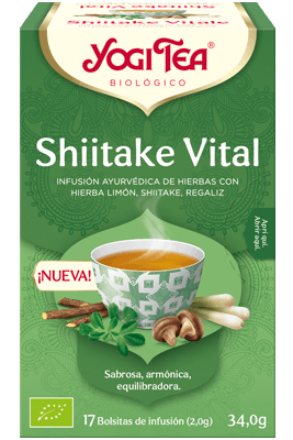 YOGI TEA - SHIITAKE VITAL BIO - 17 bolsitas