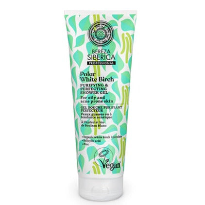 GEL DE DUCHA PURIFICANTE Y PERFECCIONADOR, 200ML - BEREZA - NATURA SIBERICA