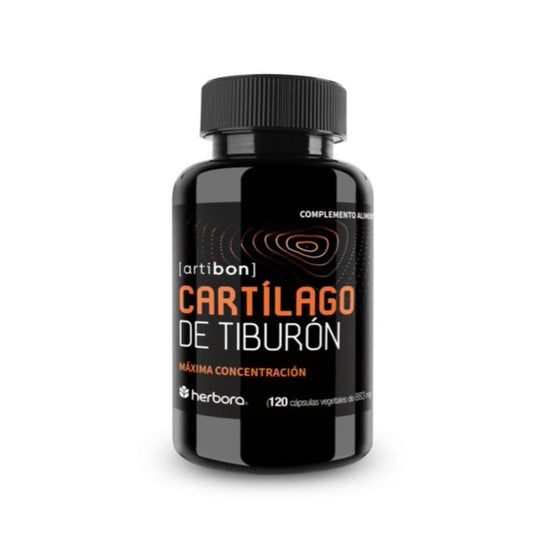 Cartílago de Tiburón - 120 cápsulas vegetales de 883 mg - Herbora