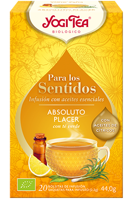 YOGI TEA PARA LOS SENTIDOS - ABSOLUTO PLACER BIO - 20 bolsitas