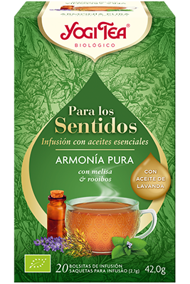 YOGI TEA PARA LOS SENTIDOS - ARMONIA PURA BIO - 20 bolsitas