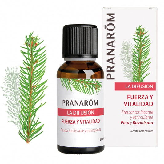 FUERZA Y VITALIDAD - Sinergia para aromadifusor - Pranarom