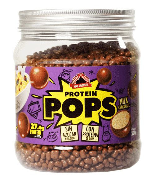 POPS DE PROTEINA CHOCOLATE CON LECHE 500g - MAX PROTEIN