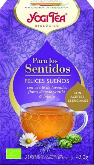 YOGI TEA PARA LOS SENTIDOS - FELICES SUEÑOS BIO - 20 bolsitas